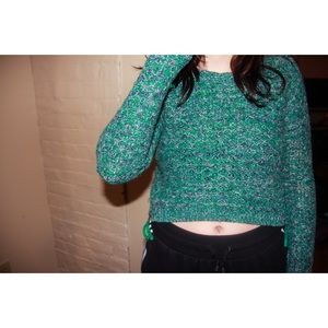 Green Abercrombie sweater